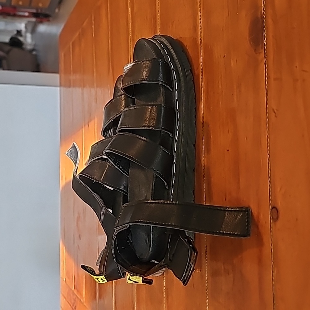 Strappy Black Platform Sandals